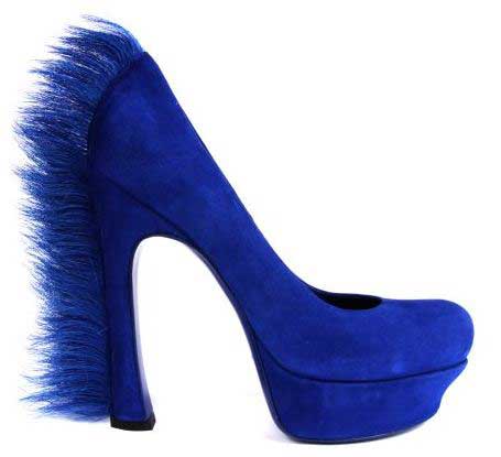 Blue Suede Shoes by Yves Saint Laurent