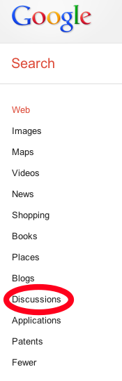 Google discussions