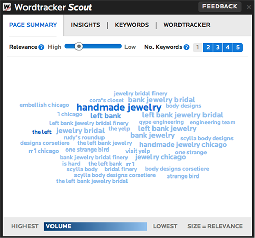 Wordtracker scout store