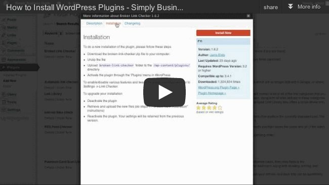 Install WordPress plugins