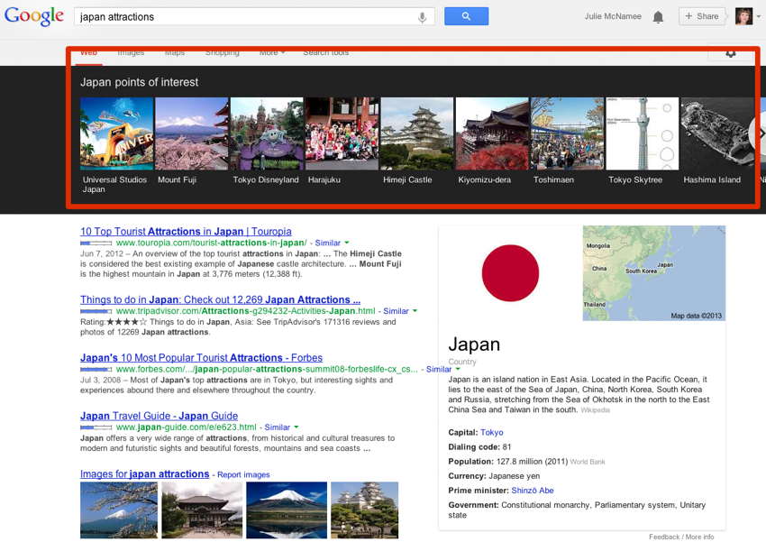 Japan attractions
