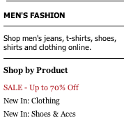 Mens fashion