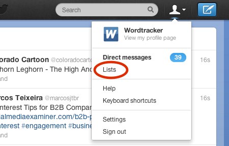 Lists on Twitter